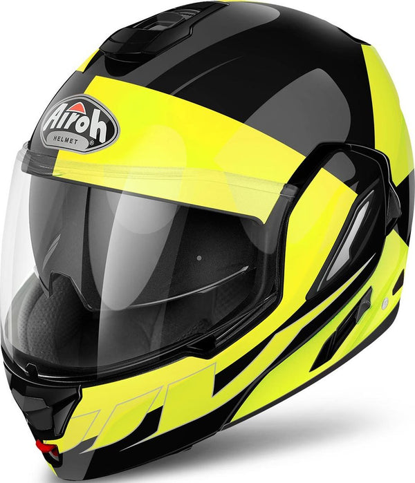 Airoh Rev Fusion Flip-Up Helmet Black/Yellow