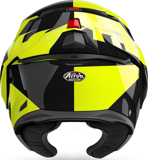 Airoh Rev Fusion Flip-Up Helmet Black/Yellow