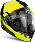 Airoh Rev Fusion Flip-Up Helmet Black/Yellow