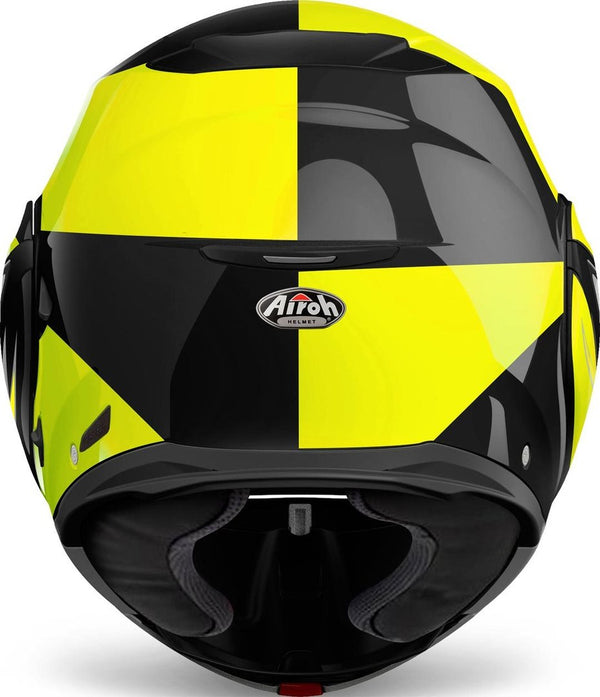 Airoh Rev Fusion Flip-Up Helmet Black/Yellow