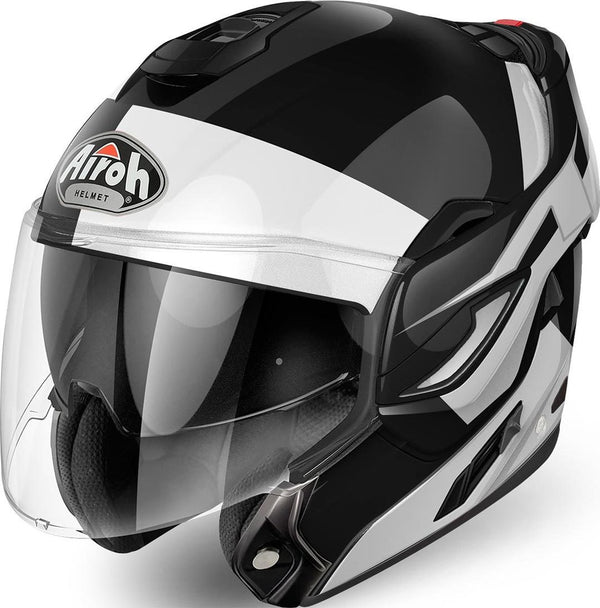 Airoh Rev Fusion Flip-Up Helmet White/Black