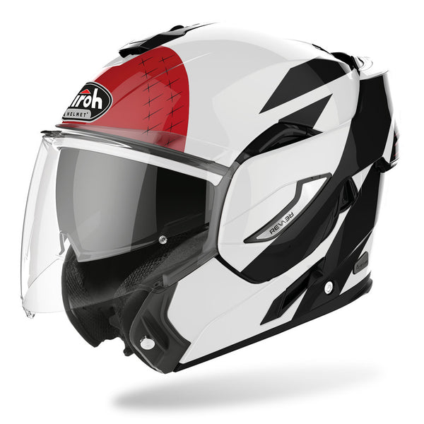 Airoh Rev 19 Leaden Helmet White/Red