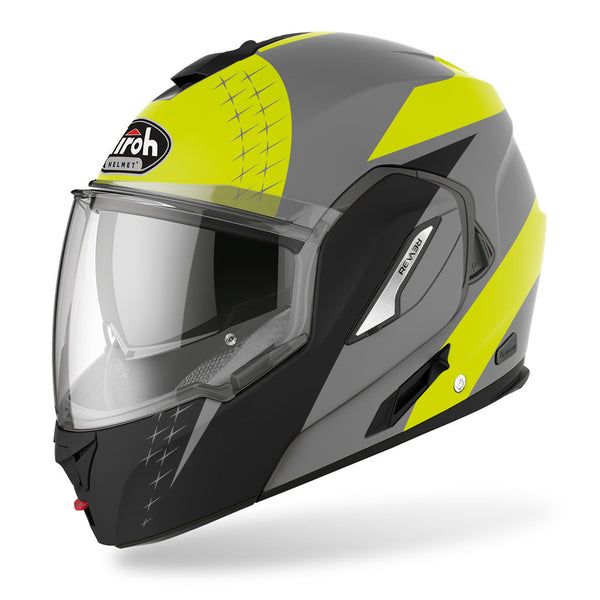 Airoh Rev 19 Leaden Helmet Gray/Yellow