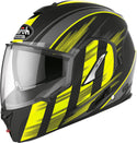 Airoh Rev 19 Ikon Helmet, Flip-Up Helmet, Modular Helm Black/Yellow