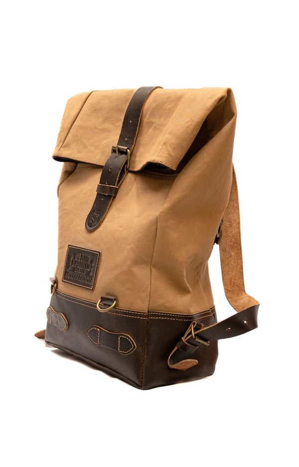 HolyFreedom Roll-Top Backpack Brown