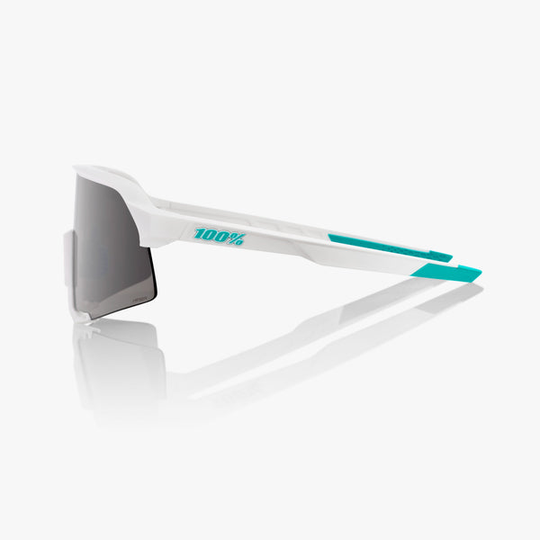 100% 运动眼镜 100% S3 - Bora Hans Grohe Team 白 - Hiper 银 Mirror Lens