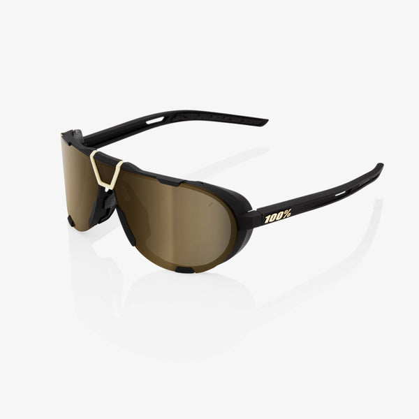 100% 运动眼镜 100% Westcraft Soft Tact 黑 Soft 金 Mirror Lens