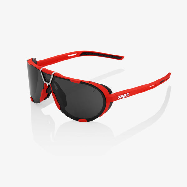 100% 运动眼镜 100% Westcraft Soft Tact 红 黑 Mirror Lens