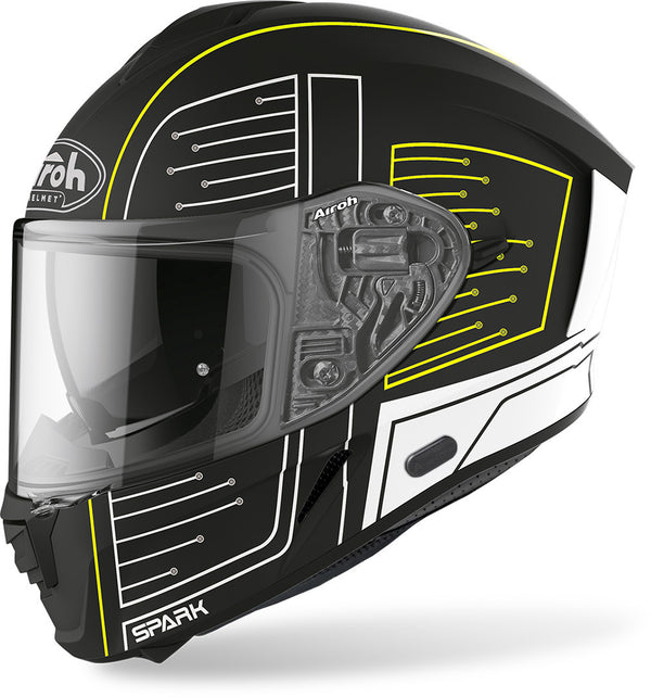 Airoh Spark Cyrcuit Helmet Black/Yellow