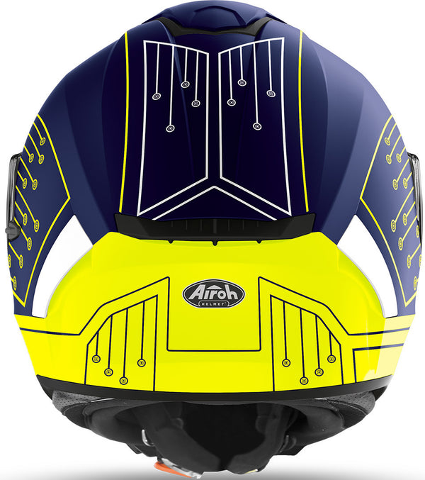 Airoh Spark Cyrcuit Helmet Blue/Yellow