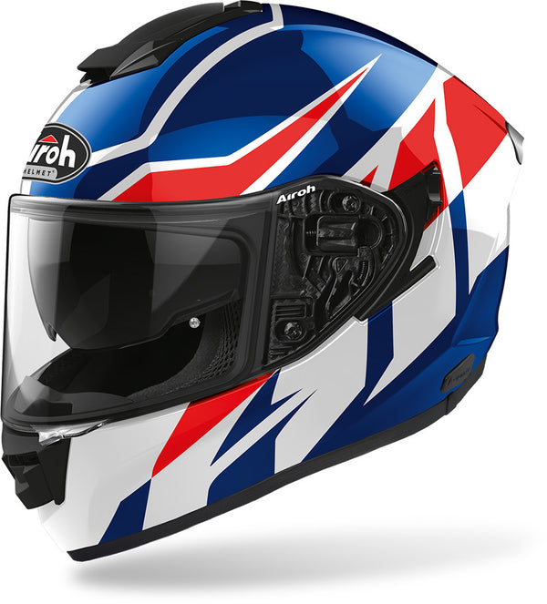 Airoh ST 501 Frost Helmet Blue/Red