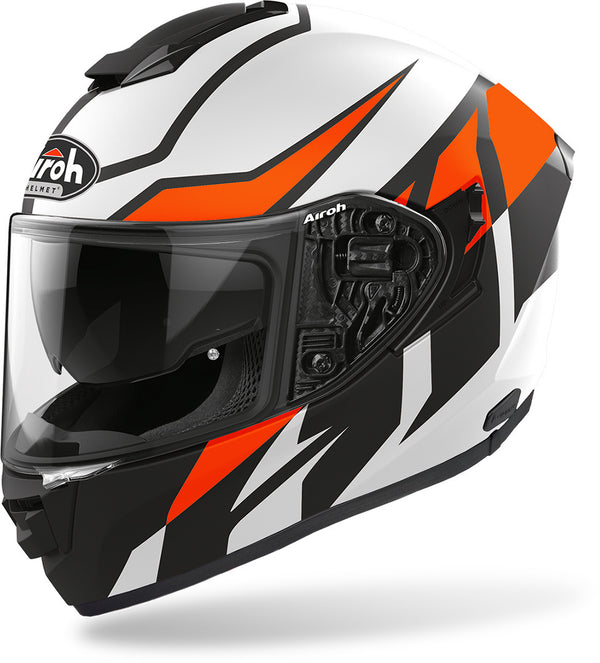 Airoh ST 501 Frost Helmet Black/Red