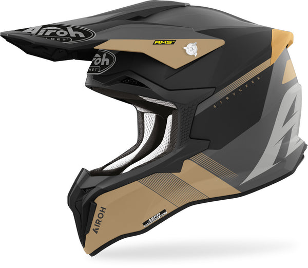 AIROH 头盔 Strycker Blazer Motocross Helmet Gold