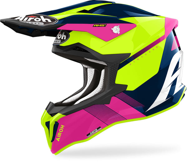 AIROH 头盔 Strycker Blazer Motocross Helmet Blue/Pink