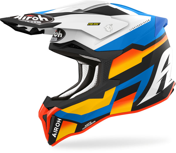 AIROH 头盔 Strycker Glam Motocross Helmet Blue Matt