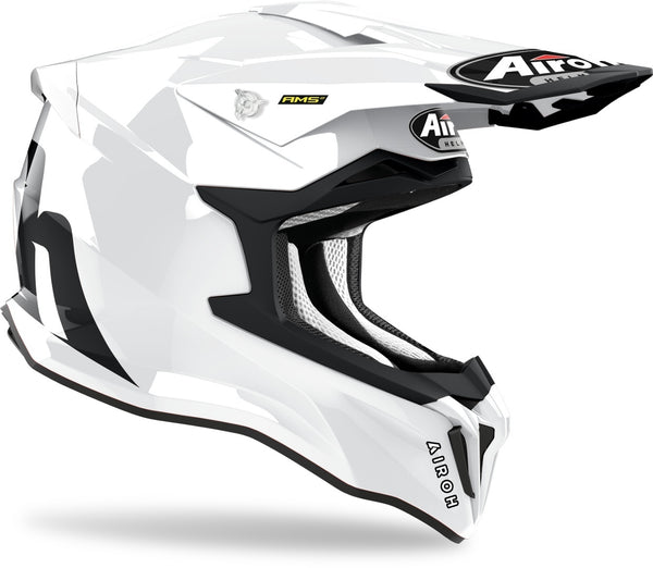 Airoh Strycker Color Carbon Motocross Helmet White