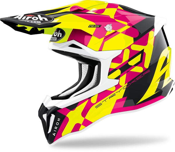 Airoh Strycker XXX Carbon Motocross Helmet Pink