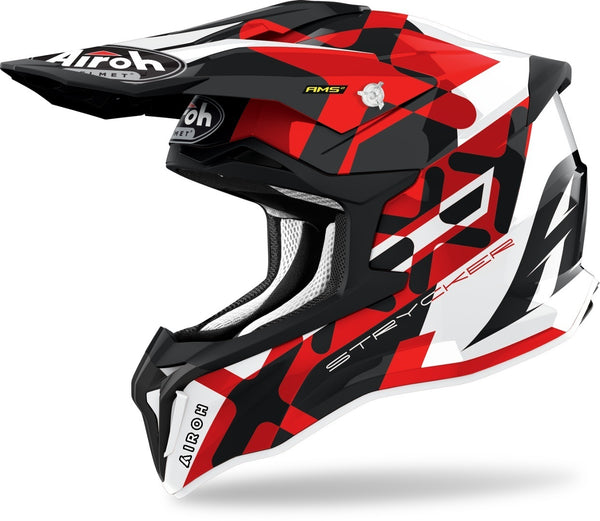 Airoh Strycker XXX Carbon Motocross Helmet Red