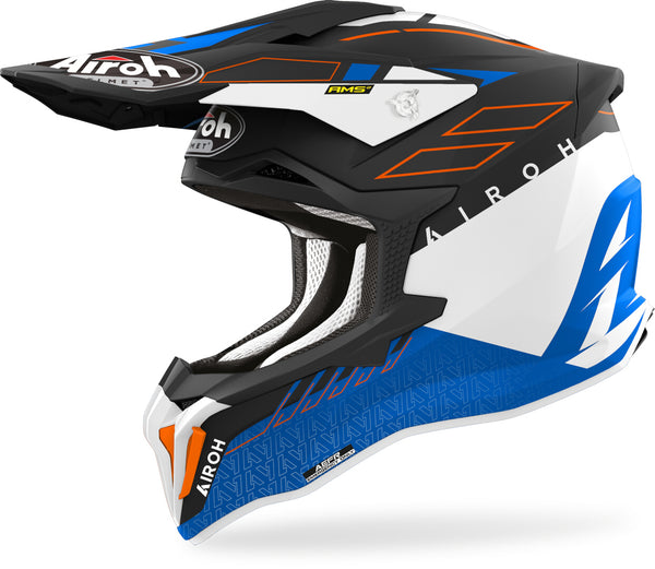 AIROH 头盔 Strycker Skin Motocross Helmet Blue Matt