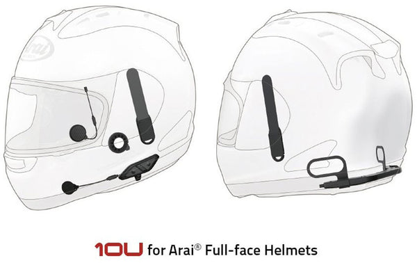 Sena 10U - Arai Integral Helmet Communication System Bluetooth single pack