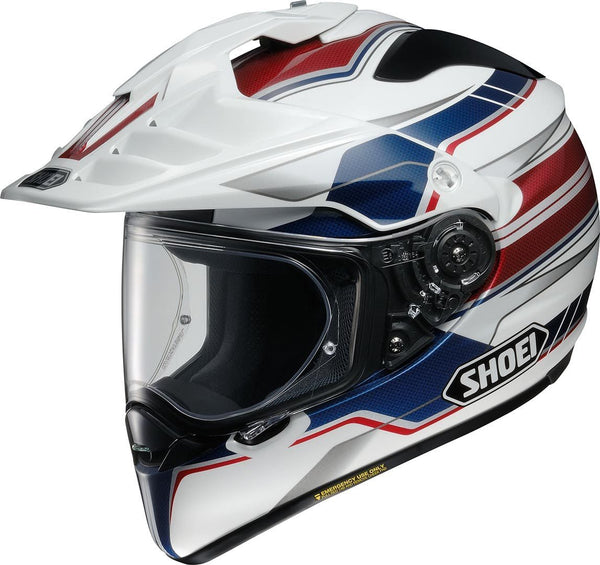Shoei Hornet ADV Navigate Helmet White/Blue/Red
