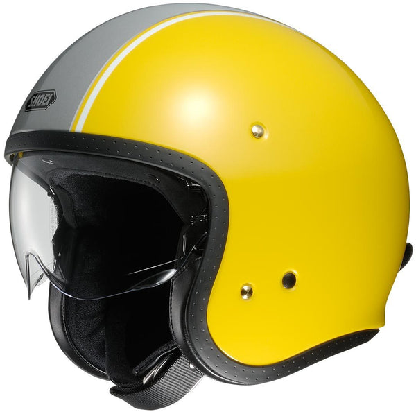 Shoei J.O Carburettor Jet Helmet Yellow/Gray
