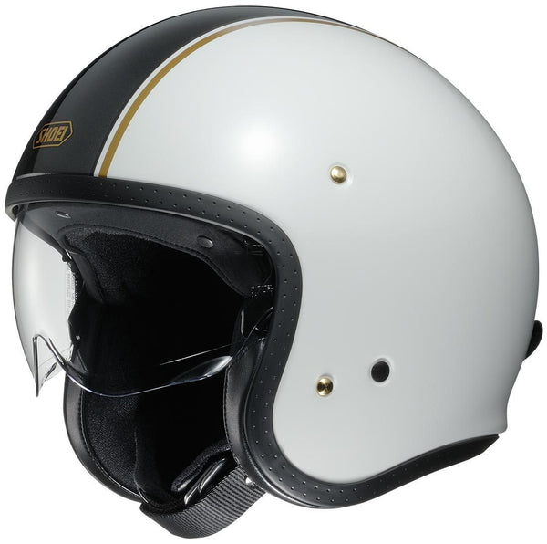 Shoei J.O Carburettor Jet Helmet White/Black