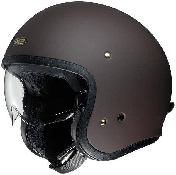 Shoei J.O Jet Helmet Brown Matt