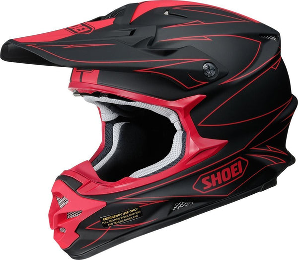 Shoei VFX-W Hectic Cross Helmet Black/Red