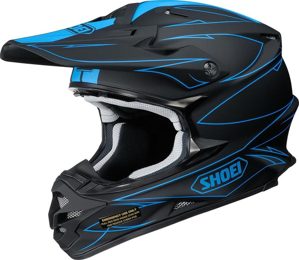 Shoei VFX-W Hectic Cross Helmet Black/Blue