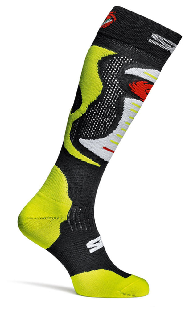 Sidi Faenza Socks Black/Yellow Fluo