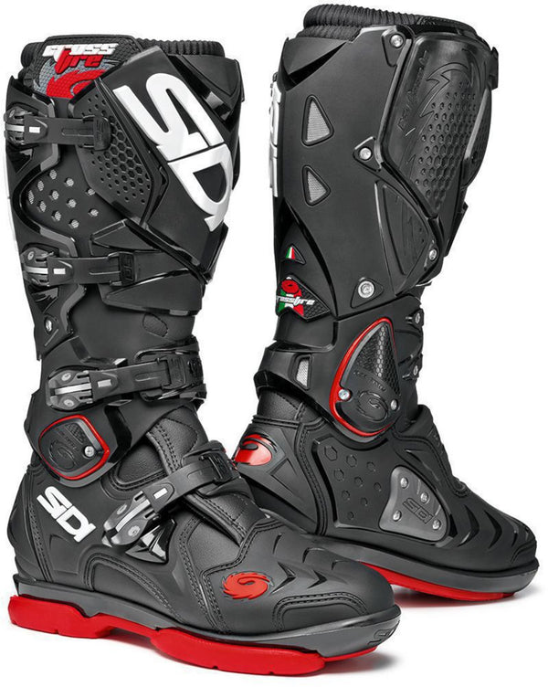SIDI CROSSFIRE 2 SM 骑行靴 黑 滑胎