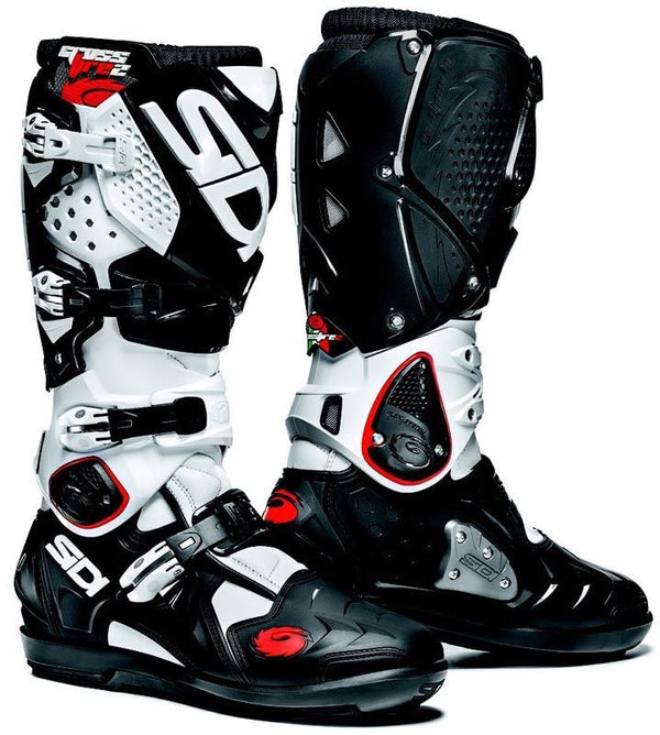 Sidi Crossfire 2 SRS Motocross Boots Black/White