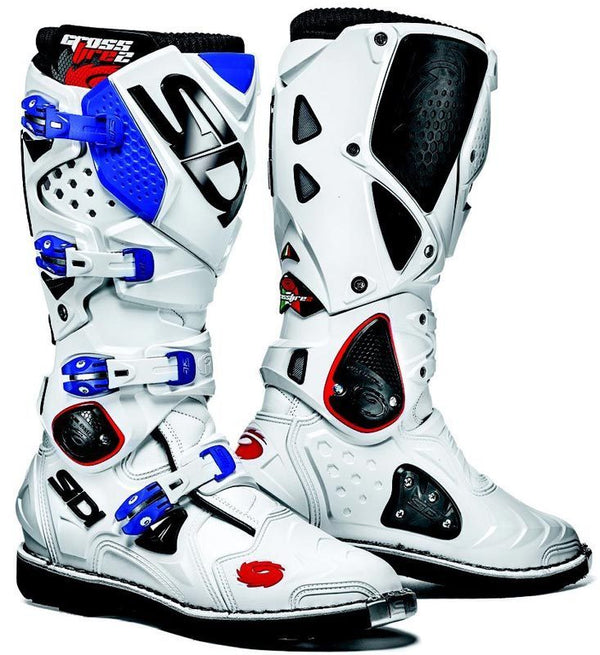 Sidi Crossfire 2 Motocross Boots White/Blue