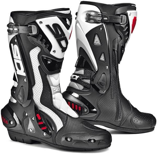 Sidi ST Air Motorcycle Boots Black/White