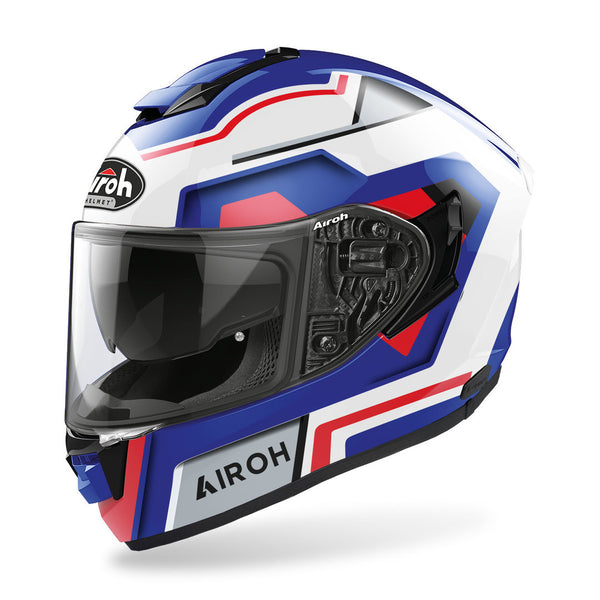 Airoh ST.501 Square Helmet White/Blue/Red