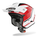 Airoh TRR S Keen Trial Jet Helmet Red/White