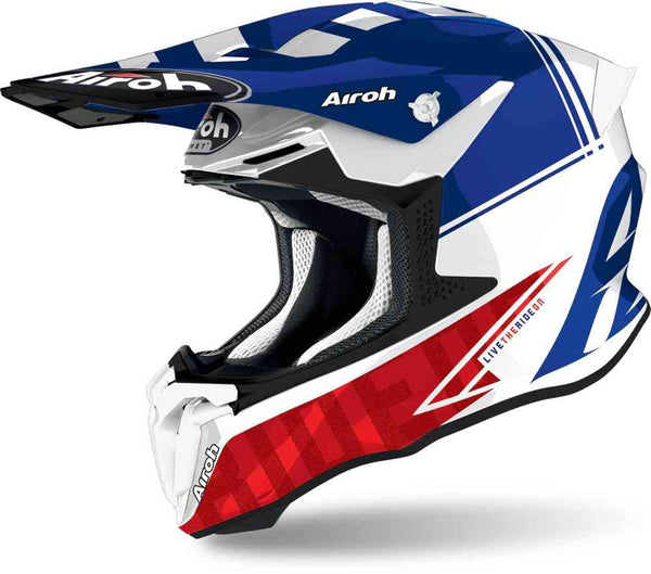 Airoh Twist 2.0 Tech Motocross Helmet Blue