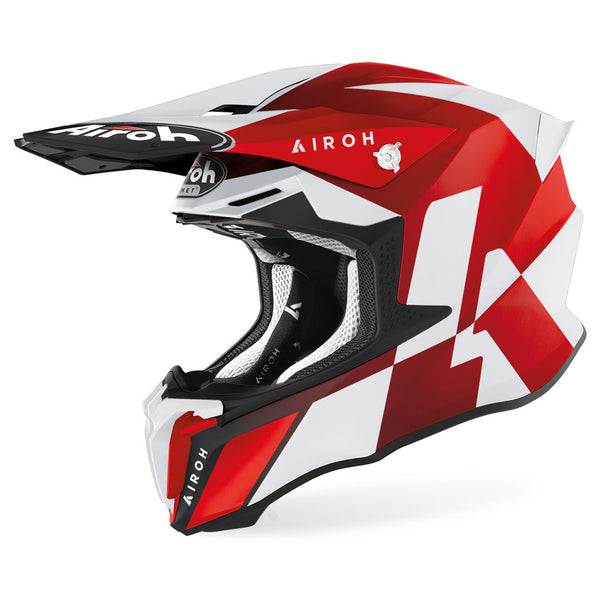 Airoh Twist 2.0 Lift Motocross Helmet Red/White