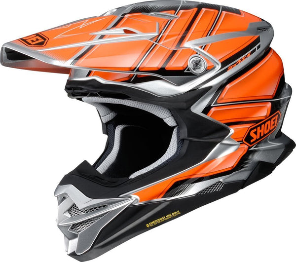 Shoei VFX-WR Glaive Motocross Helmet Orange/Black
