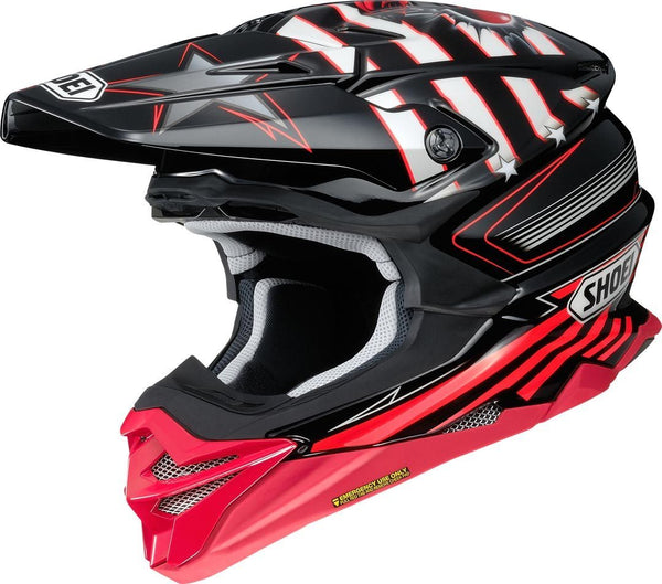 Shoei VFX-WR Grant 3 Motocross Helmet Black/Red