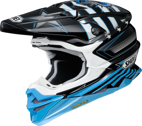 Shoei VFX-WR Grant 3 Motocross Helmet Black/Blue