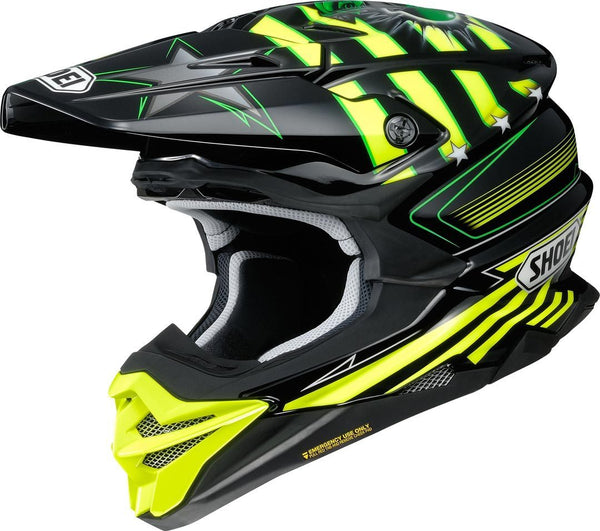 Shoei VFX-WR Grant 3 Motocross Helmet Black/Yellow