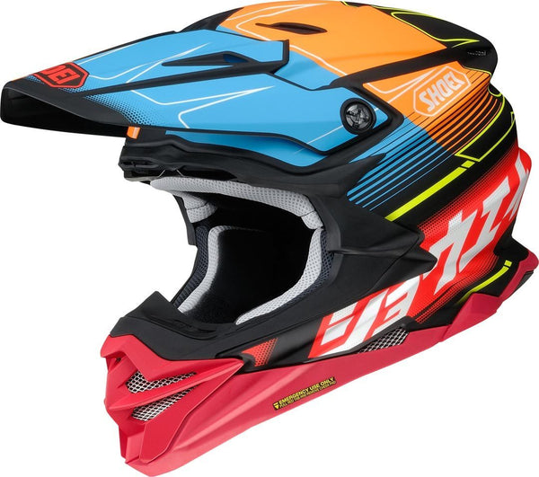Shoei VFX-WR Zinger Motocross Helmet Red/Blue