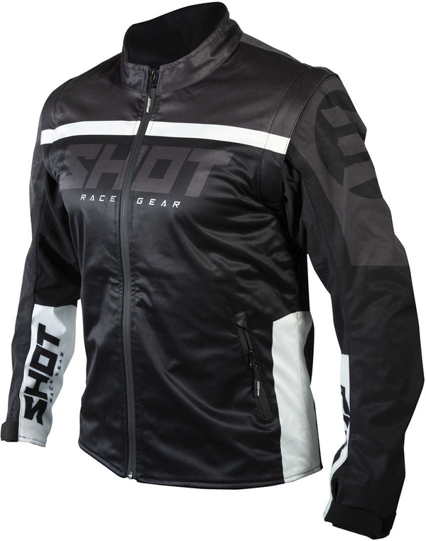 Shot Softshell Lite 2.0 Motocross Jacket Black/White