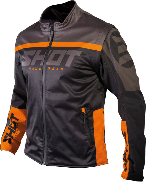 Shot Softshell Lite 2.0 Motocross Jacket Black/Orange