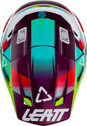LEATT 头盔 Moto 8.5 V22 Composite Motocross Helmet with Goggles Fluo Green