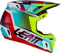 LEATT 头盔 Moto 8.5 V22 Composite Motocross Helmet with Goggles Fluo Green