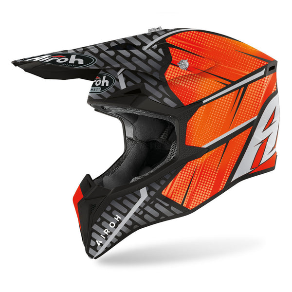 Airoh Wraap Idol Motocross Helmet Orange Matt