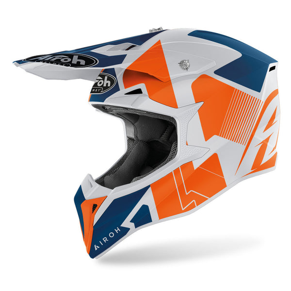 Airoh Wraap Raze Motocross Helmet Orange Matt